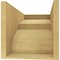 Ekena Millwork 11"W x 22"D x 11"H Wide Monterey Rough Cedar Woodgrain TimberThane Corbel, Primed Tan CORUR11X22X11MONRCPR - alternate 3